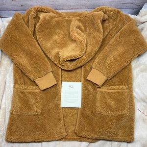 Brown KoolaBurra by UGG Sherpa Cardigan Jacket